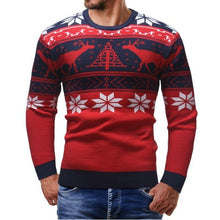 Load image into Gallery viewer, Male Thin Fashion Brand Sweater For Mens Cardigan Slim Fit Jumpers Knitwear Warm Autumn Christmas Deer Sweater Casual Clothing