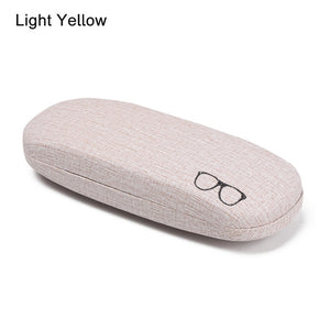 1Pcs 2019 New Fashion Men Women Kids Leather Eye Glasses Hard Shell Protector Reading Eyewear Case Portable Sunglasses Box Case