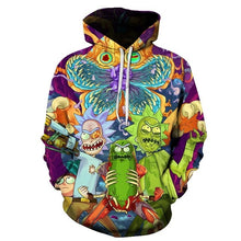 Load image into Gallery viewer, Rick and Morty Hoodies Sportswear Unisex Sweatshirt Best Sellers fashion Hip hop Hoodie Comic Casual Tracksuit Pullover