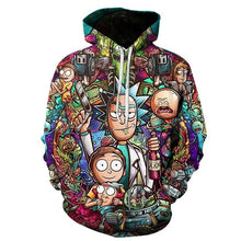 Load image into Gallery viewer, Rick and Morty Hoodies Sportswear Unisex Sweatshirt Best Sellers fashion Hip hop Hoodie Comic Casual Tracksuit Pullover