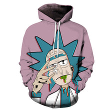 Load image into Gallery viewer, Rick and Morty Hoodies Sportswear Unisex Sweatshirt Best Sellers fashion Hip hop Hoodie Comic Casual Tracksuit Pullover