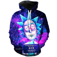 Load image into Gallery viewer, Rick and Morty Hoodies Sportswear Unisex Sweatshirt Best Sellers fashion Hip hop Hoodie Comic Casual Tracksuit Pullover