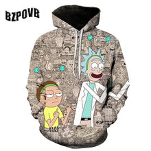 Load image into Gallery viewer, Rick and Morty Hoodies Sportswear Unisex Sweatshirt Best Sellers fashion Hip hop Hoodie Comic Casual Tracksuit Pullover