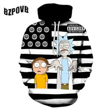 Load image into Gallery viewer, Rick and Morty Hoodies Sportswear Unisex Sweatshirt Best Sellers fashion Hip hop Hoodie Comic Casual Tracksuit Pullover