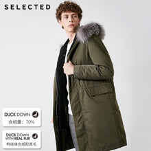 Load image into Gallery viewer, SELECTED Men&#39;s Winter Down Jacket Duck Down Fox Fur Medium-style Down Coat Warm Clothes S | 418412584