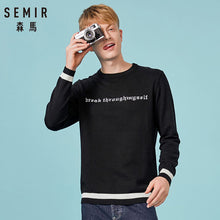 Load image into Gallery viewer, SEMIR Sweater Men 2018 autumn New Slim Fit Solid Knitted Sweaters Male Plus Size Pullovers Brand Clothing