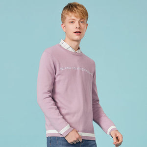 SEMIR Sweater Men 2018 autumn New Slim Fit Solid Knitted Sweaters Male Plus Size Pullovers Brand Clothing
