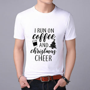 Funny Santa Claus print MEN T-shirt Top Tees Christmas tshirt Christmas Print Men T Shirt  Santa Claus Tee Shirt 2019