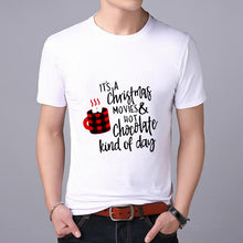 Load image into Gallery viewer, Funny Santa Claus print MEN T-shirt Top Tees Christmas tshirt Christmas Print Men T Shirt  Santa Claus Tee Shirt 2019