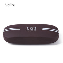 Load image into Gallery viewer, 1Pcs 2019 New Fashion Men Women Kids Leather Eye Glasses Hard Shell Protector Reading Eyewear Case Portable Sunglasses Box Case