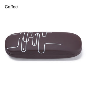 1Pcs 2019 New Fashion Men Women Kids Leather Eye Glasses Hard Shell Protector Reading Eyewear Case Portable Sunglasses Box Case