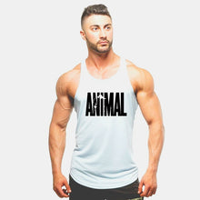 Load image into Gallery viewer, Brand Clothing Muscle Bodybuilding Stringer Tank Top Mens Fitness Singlets Cotton Sleeveless shirt Workout Sportwear Undershirt