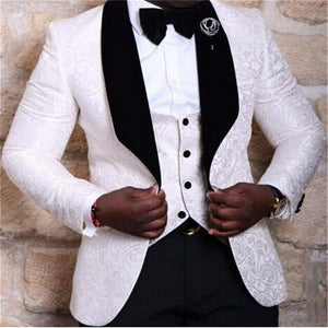 New style Best Sellers Notch Lapel Two Buttons Charcoal Gray Groom Tuxedos Suit Wedding Men's suits( jacket+Pants+vest+tie)