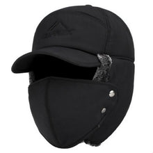 Load image into Gallery viewer, SHALUOTAOTAO Trend Winter Thermal Bomber Hats Men Women Fashion Ear Protection Face Windproof Ski Cap Velvet Thicken Couple Hat