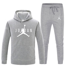 Load image into Gallery viewer, 23 JORDAN Autumn winter Hot Sale Men&#39;s Sets Hoodie+pants 2 Pieces Sets Casual Tracksuit Male Sportswear Gyms Fitness Sweatpants