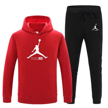 Load image into Gallery viewer, 23 JORDAN Autumn winter Hot Sale Men&#39;s Sets Hoodie+pants 2 Pieces Sets Casual Tracksuit Male Sportswear Gyms Fitness Sweatpants