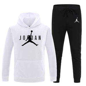 23 JORDAN Autumn winter Hot Sale Men's Sets Hoodie+pants 2 Pieces Sets Casual Tracksuit Male Sportswear Gyms Fitness Sweatpants