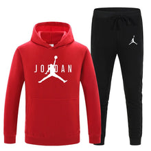 Load image into Gallery viewer, 23 JORDAN Autumn winter Hot Sale Men&#39;s Sets Hoodie+pants 2 Pieces Sets Casual Tracksuit Male Sportswear Gyms Fitness Sweatpants