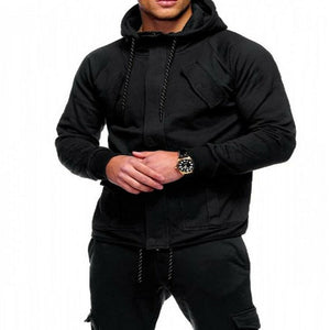 M-XXL Men's Tracksuit 2 piece set sweatsuit Jogging Hoodie Hooded Coat Jacket +Trousers Sweatpants Joggers Sports Sweat Suit Set