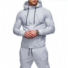 Load image into Gallery viewer, M-XXL Men&#39;s Tracksuit 2 piece set sweatsuit Jogging Hoodie Hooded Coat Jacket +Trousers Sweatpants Joggers Sports Sweat Suit Set