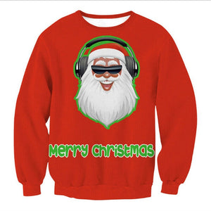 2019 Santa Claus Xmas Patterned Sweater Ugly Christmas Sweaters Tops Men Women Funny Pullovers Blusas Hot Fashion