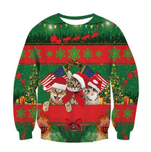 Load image into Gallery viewer, Men&#39;s sweater pull homme Ugly Christmas Sweater Santa Claus 3d Loose Hoodie Men Women christmas sweater men pull noel homme