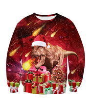 Load image into Gallery viewer, Men&#39;s sweater pull homme Ugly Christmas Sweater Santa Claus 3d Loose Hoodie Men Women christmas sweater men pull noel homme