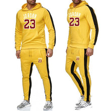 Load image into Gallery viewer, Men&#39;s Fashion Tracksuit Casual Sportsuit Men Hoodies/Sweatshirts Sportswear JORDAN 23 Coat+Pant Tracksuit Men Set Brand Clothing