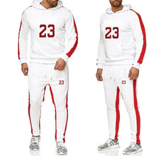 Load image into Gallery viewer, Men&#39;s Fashion Tracksuit Casual Sportsuit Men Hoodies/Sweatshirts Sportswear JORDAN 23 Coat+Pant Tracksuit Men Set Brand Clothing