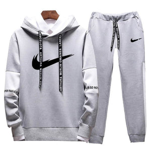 Brand Clothing Men's Casual Sweatshirts Pullover Cotton Men tracksuit Hoodies Two Piece +Pants Sport Shirts Autumn Winter Set