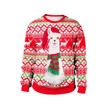 Load image into Gallery viewer, 2019 Pullover Womens Mens Hoodies Sweaters Tops Ugly Christmas Sweater Santa Elf FunnyAutumn Winter Clothing