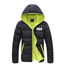 Load image into Gallery viewer, Male jacket 2019 winter informal mountain cover men&#39;s slim HH with hoodie, trendy coat plus size 3XL