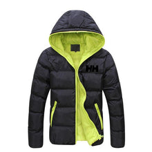 Load image into Gallery viewer, Male jacket 2019 winter informal mountain cover men&#39;s slim HH with hoodie, trendy coat plus size 3XL