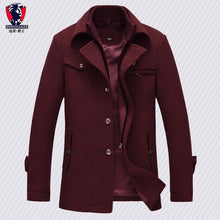 Load image into Gallery viewer, New arrival fashion mens jackets version of woolen men&#39;s jacket double collar warm woolen coat casual warm jacket PP255177