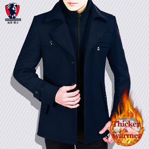 New arrival fashion mens jackets version of woolen men's jacket double collar warm woolen coat casual warm jacket PP255177