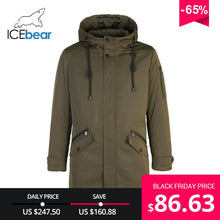 Load image into Gallery viewer, ICEbear 2019 New Down Coat Men Winter New long Male Jacket high quality Warm Outwear Coats For Men Brand Clothing MPN317946