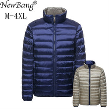 Load image into Gallery viewer, NewBang Brand Down Coat Male Duck Down Jacket Men Autumn Winter Double Side Feather Reversible Windproof Lightweigt Warm Parka