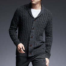 Load image into Gallery viewer, 2019 New Fashion Brand Sweater Man Cardigan Thick Slim Fit Jumpers Knitwear High Quality Autumn Korean Style Casual Mens Clothes