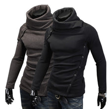 Load image into Gallery viewer, Zogaa 2019 Spring Winter Men Slim Warm Cotton High Neck Pullover Jumper Sweater Men Long Sleeve Casual Solid Outwear Sweater