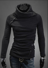 Load image into Gallery viewer, Zogaa 2019 Spring Winter Men Slim Warm Cotton High Neck Pullover Jumper Sweater Men Long Sleeve Casual Solid Outwear Sweater