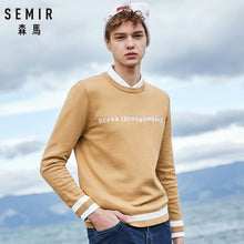 Load image into Gallery viewer, SEMIR Sweater Men 2018 autumn New Slim Fit Solid Knitted Sweaters Male Plus Size Pullovers Brand Clothing